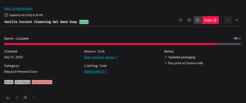 claimed online arbitrage lead